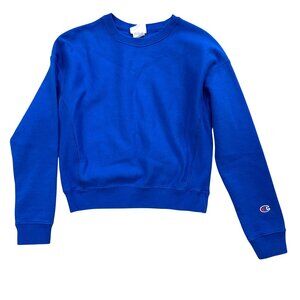 Vintage Champion Reverse Weave Pullover Sweatshirt Unisex Size‎ Small Blue Knit